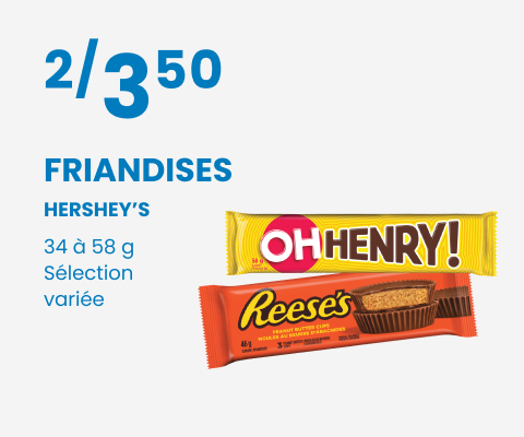 Friandises hershey