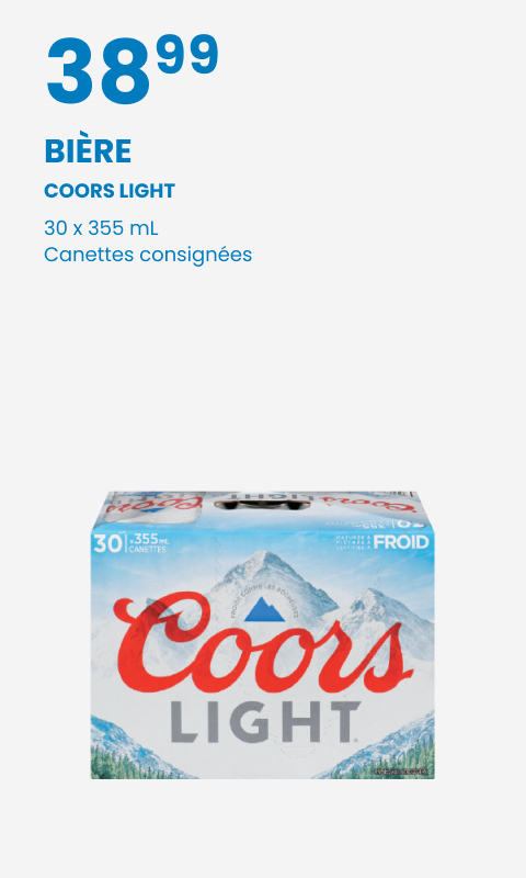 Bière coors light