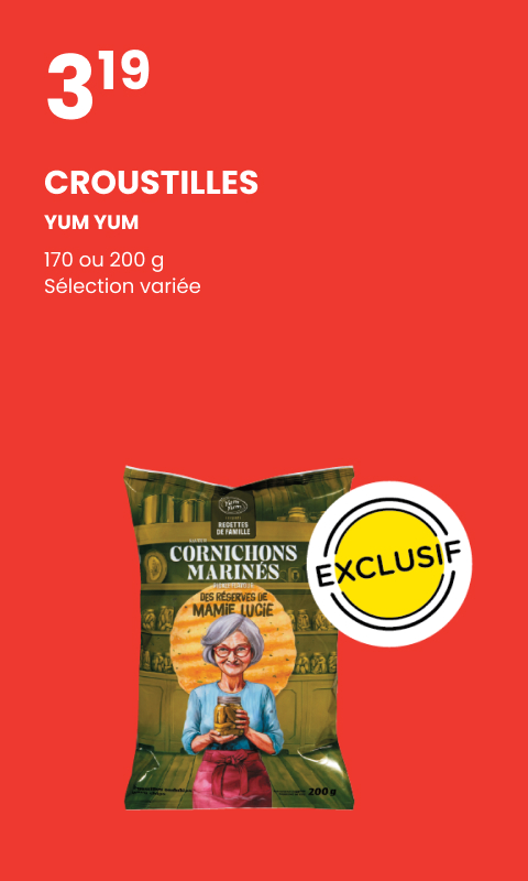 Croustilles yum yum