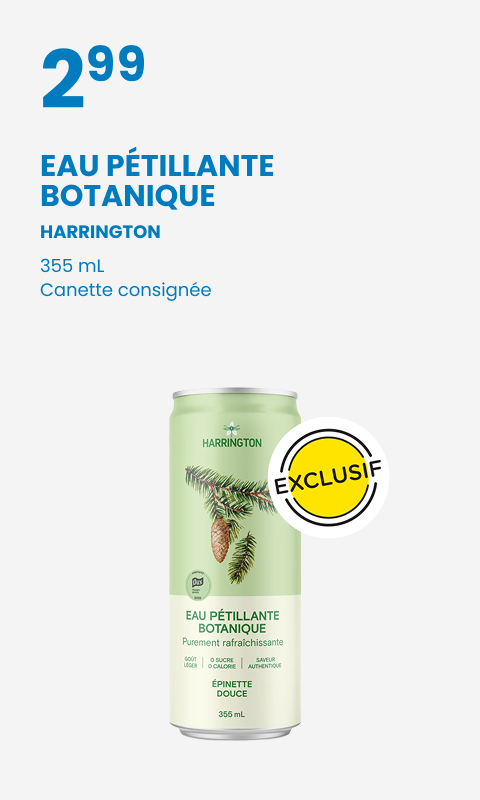 Eau petillante botanique