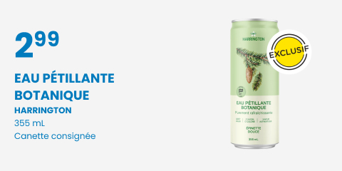 Eau petillante botanique