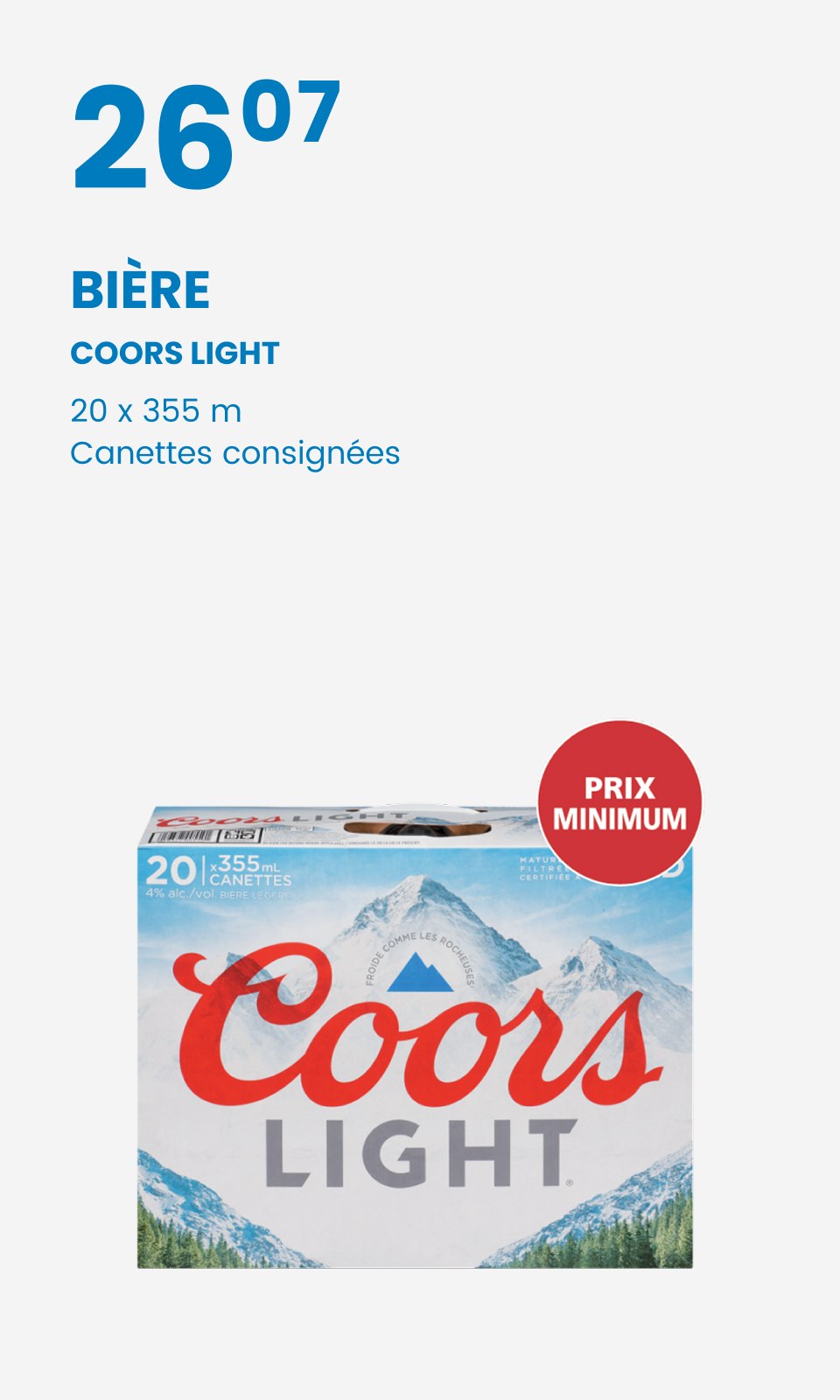 Biere coors light