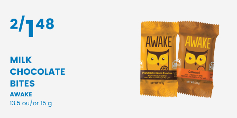 Milk Chocolate Bites Awake Caramel