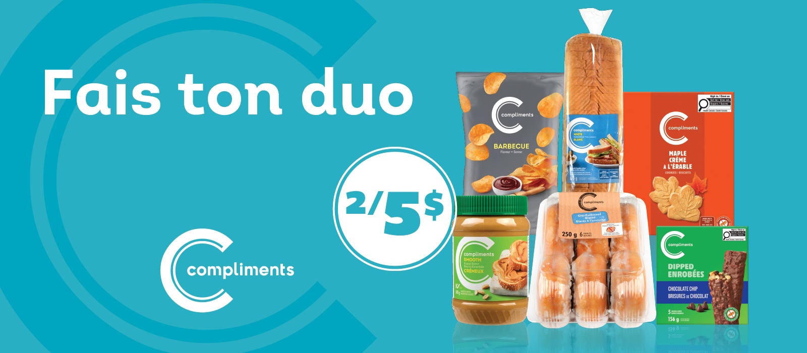Fais ton duo. Compliments 2/5 $