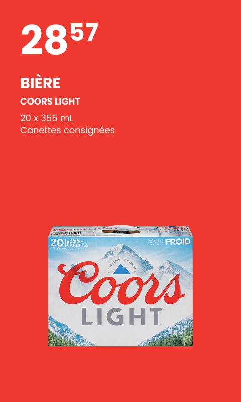 Bière coors light