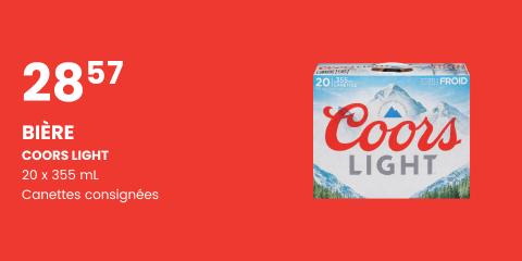 Bière coors light