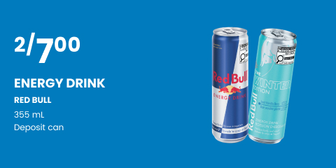 Energy drink red bull