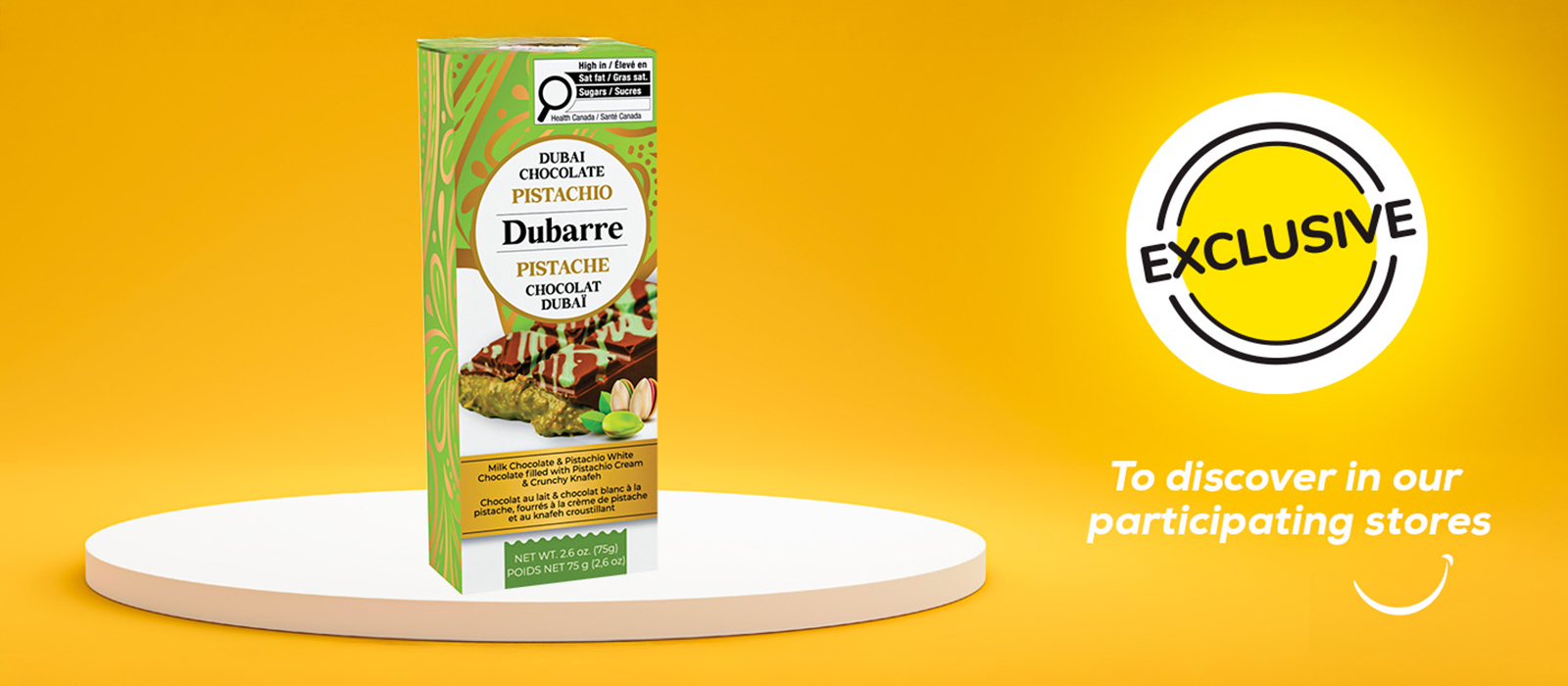 To discover in our participating stores