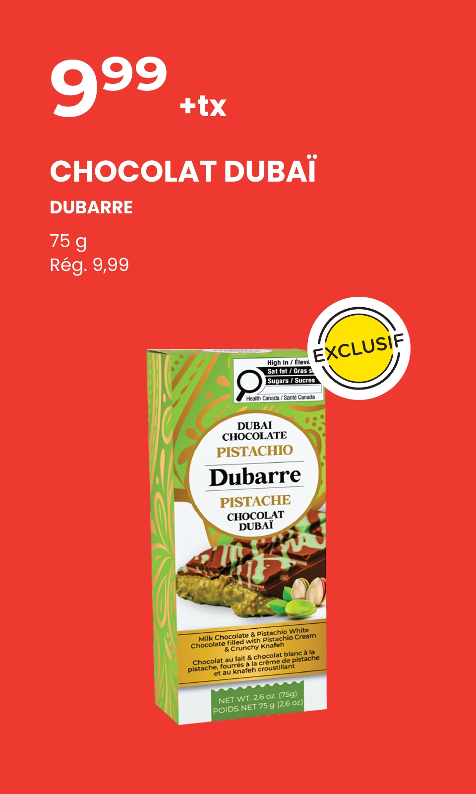 Chocolat Dubai