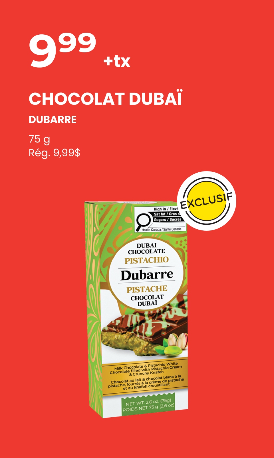 Chocolat Dubai