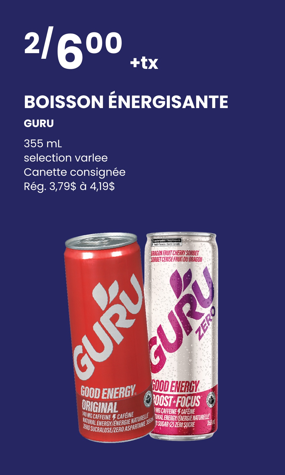 Boisson Energisante